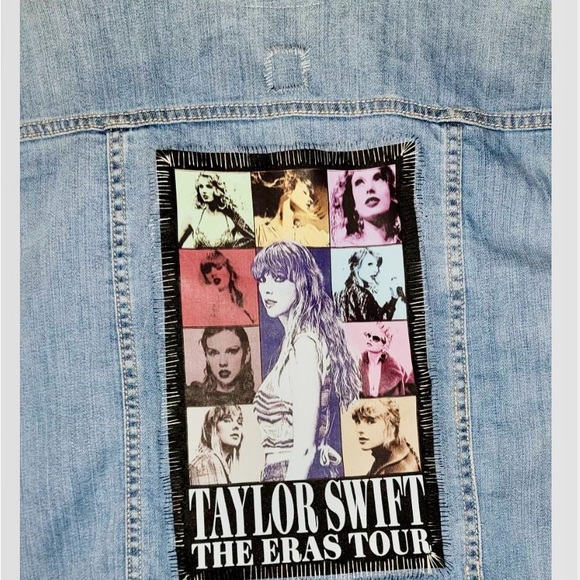 Taylor Swift The Era’s Tour Denim Jacket ~ Great Gift for any Taylor fan. - Picture 6 of 7